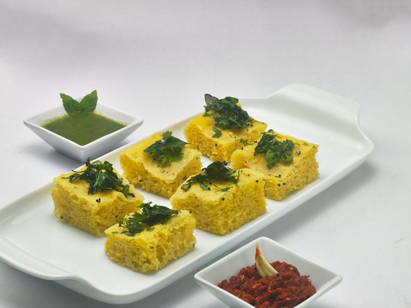Soft khaman dhokla