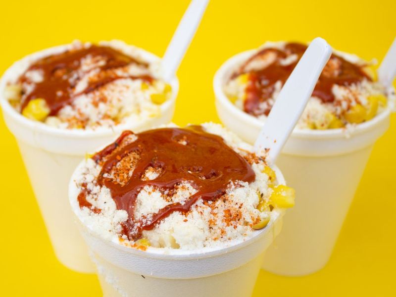 Masala corn cups