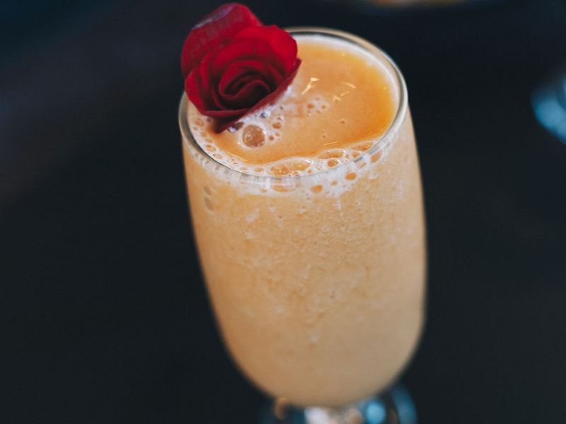 Peaches and cream smoothie